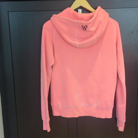 TNA Aritzia Pink Full Zip Hoodie - Size Large Good Condition - Picture 5 of 6